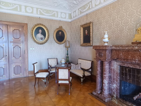 Museum exhibits at Sigmaringen Castle (German: Schloss Sigmaringen), the seat of government of the princes of Hohenzollern-Sigmaringen