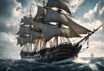 ship in the sea