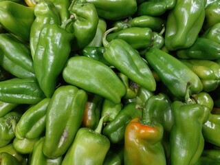 Green peppers for sale