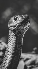 King cobra snake cool character background HD wallpaper