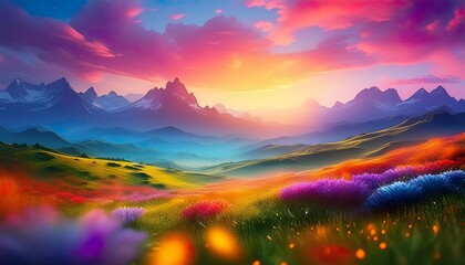 Colorful landscape