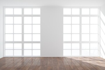 Modern interior design. 3D illustration