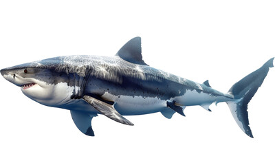 Obraz premium shark isolated on white