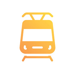 Tram vector icon