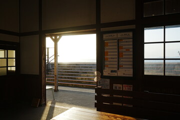 Chiwata Station in Nagaaki, Japan - 日本 長崎  JR大村線 千綿駅