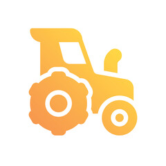 Tractor vector icon
