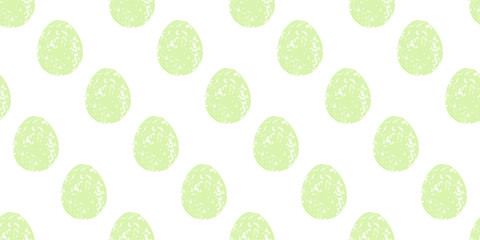 Cute illustration with colorful Easter eggs with watercolor texture, spring banner