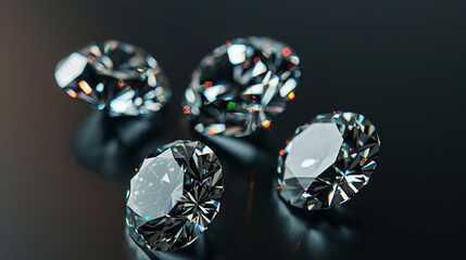 Scattering of precious stones. 