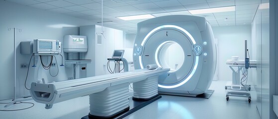 Advanced medical imaging technology, epitome of healthcare innovation - obrazy, fototapety, plakaty