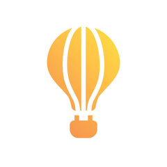 Hot Air Balloon vector icon