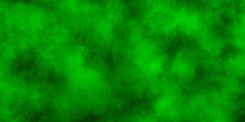 Abstract banner background with green rainbow texture, Brush stroked painting. Strokes of paint. Bright color effect liquid wallpaper, poster.