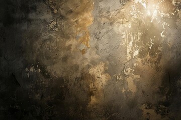 abstract grey and brown color gradient background with shining light and grungy texture