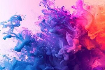 abstract colorful paint tank vibrant background design