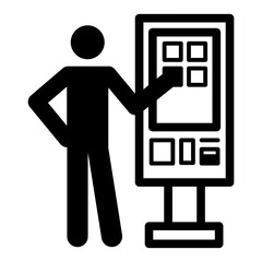 "Self service kiosk" icon