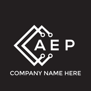 AEP letter logo design. AEP creative initials letter logo concept. AEP letter design.
