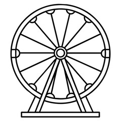 wheel vector illustration