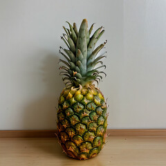 pineapple on a wooden table