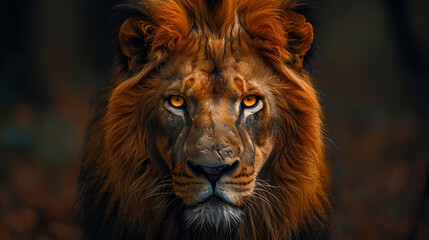 lion the king of the jungle 4k wallpaper