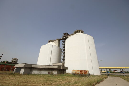 anaerobic digester in wastewater treatment facility