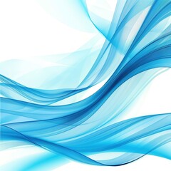 Fototapeta premium Blue wave abstract background 