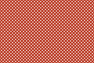 red seamless pattern with white dots