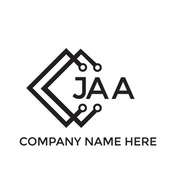 JAA letter logo design. JAA creative initials letter logo concept. JAA letter design.
