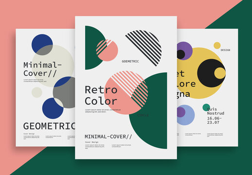 Abstract Geometric Covers Layout with Simple Shapes