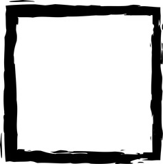 Obraz premium Set of square frames in grunge style. Elements for tags, labels, cards