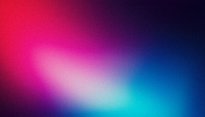 Vibrant gradient background with film grain texture - obrazy, fototapety, plakaty