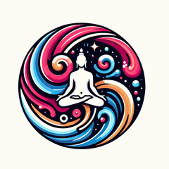 abstract painting karma vector 