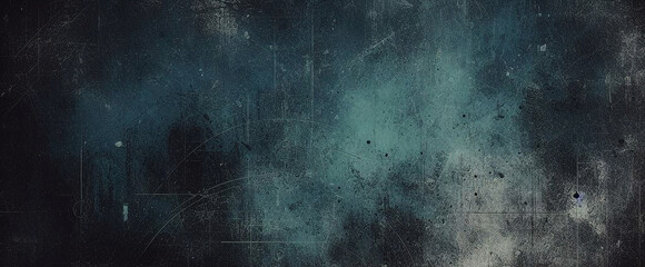 Abstract art painting black aqua teal white. Posters, covers, prints. Abstract wall art. Digital interior art. abstract texture. For design, print, wallpaper, poster, card, mural, rug.