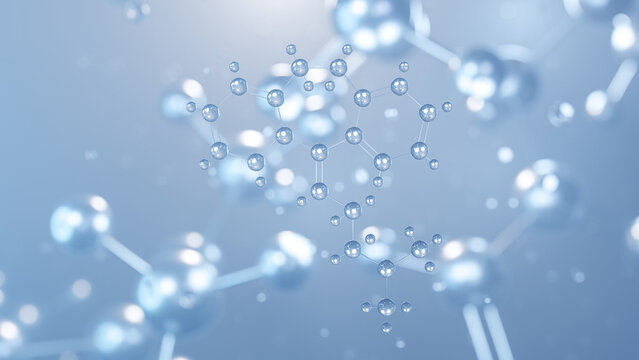 amitriptyline molecular structure 3d, muscarinic antagonists, structural chemical formula view from a microscope