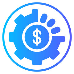 management gradient icon