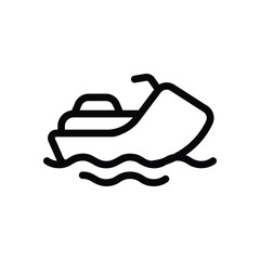 Jet Ski vector icon