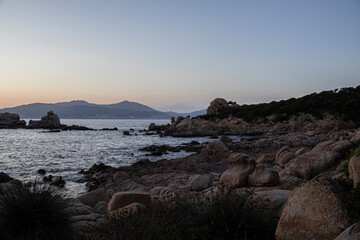 Fototapeta premium Rivage baie d'Ajaccio
