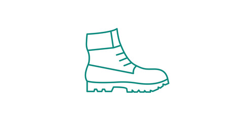 Trail Ready: Hiking Boot Vector Icon