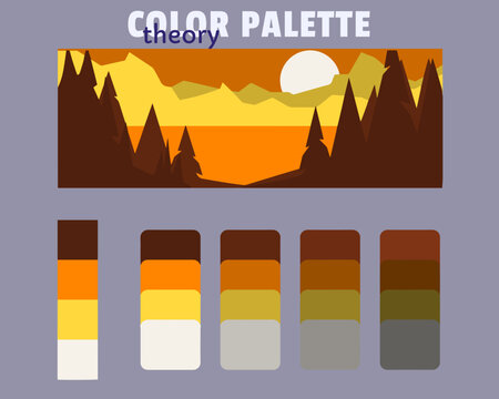 peachpuff tomato crimson slateblue color palette color theory, rgb color palette, harmonious colours catalog