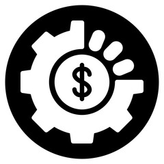 management glyph icon