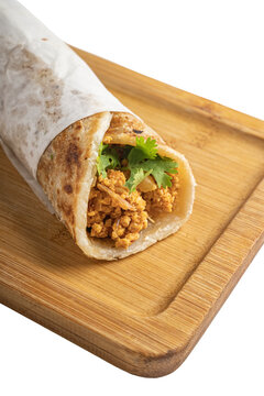 Shakshuka Porotta roll wrap breakfast