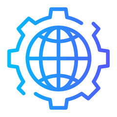 web development gradient icon