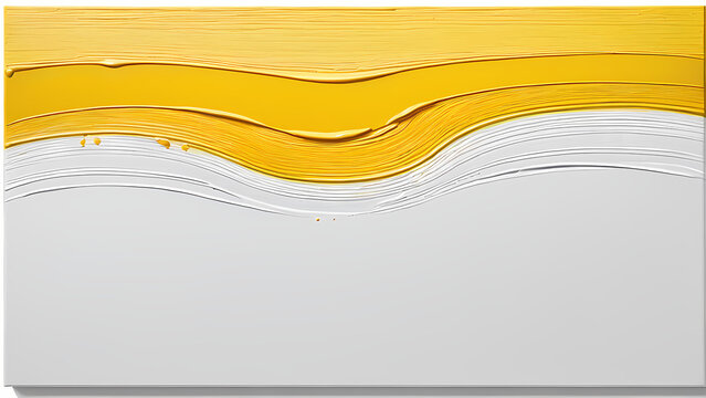 yellow paint on a wall