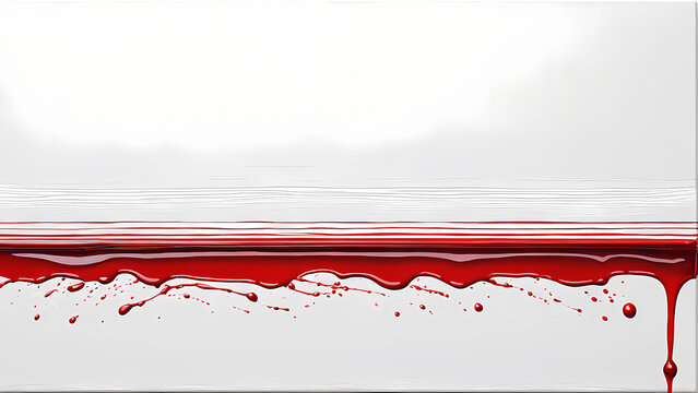 red paint splashes