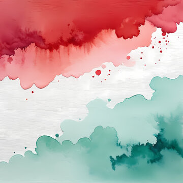 red paint splashes