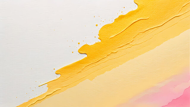 yellow paint on a wall