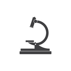 Microscope icon vector
