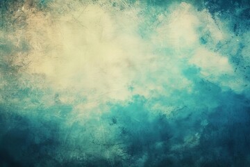 dramatic blue sky with grunge texture and color gradient abstract photo background
