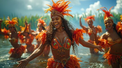 Carnival celebrations in Brazil