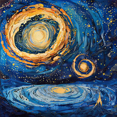 Galactic Embrace Milky Way and Andromeda Encounter