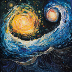 Galactic Embrace Milky Way and Andromeda Encounter