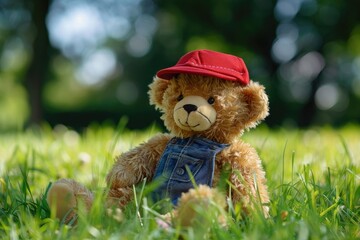 teddy bear singing in hip-hop style